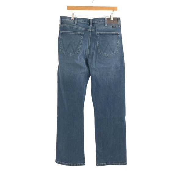 Wrangler Men's Blue Bootcut Jeans - Picture 2 of 9